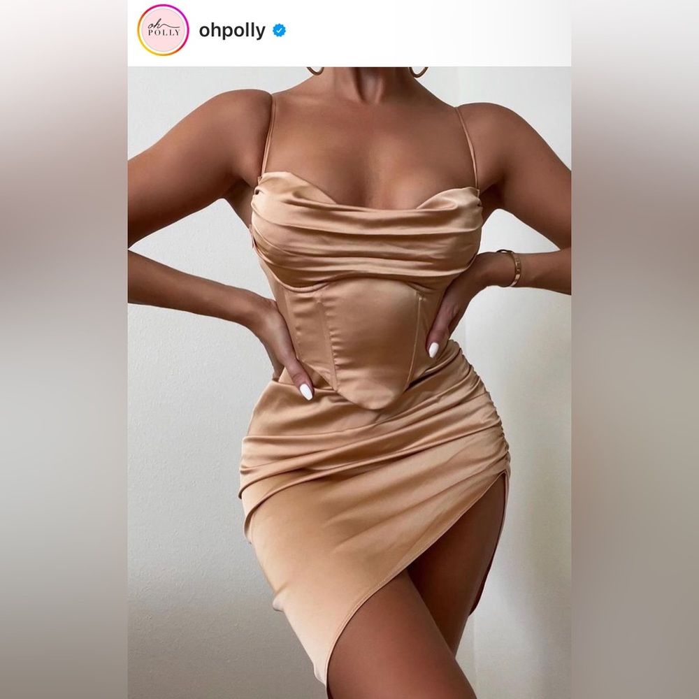 Oh Polly High Leg Dress
